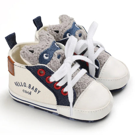 Newborn Baby Shoes Boy Girl Classical Sport Soft Sole PU Leather Multi-Color First Walker Casual Sneakers White Baptism Shoes