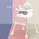 Folding Baby Highchair Kids Chair Dinning High Chair for Children Feeding Baby Table and Chair for Babies Toddler Booster Seat