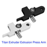 1 PCS Aluminium Extruder Extrusion Press Arm For Titan Aero 3D Printer Accessories Silver Black Mechanical Hardware Parts