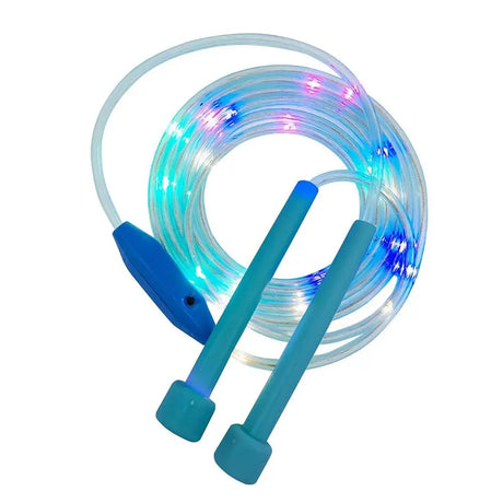 LED Colorful Light Children Skipping Rope Exercise Jumping Game Skipping Rope Home Gym Electronic Luminous Jump Rope