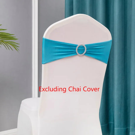 10pcs/lot Stretch Lycra Spandex Chair Covers Bands With Buckle Slider For Wedding Decorations Wholesale Chair Sashes Bow heart