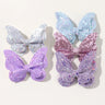 2/4/5Pcs Girls Cute Sequins Double Butterfly Hair Clip Bow Hairpins DIY Headwear Bow Decor Hairgrip Children Hair Accessories