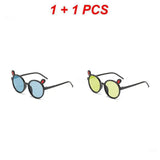 1~4PCS Kids Sunglasses Portable Colorful Fashion Summer Eyewear Sunglasses Eyeglasses Plastic Fashion Childrens Sun Glasses