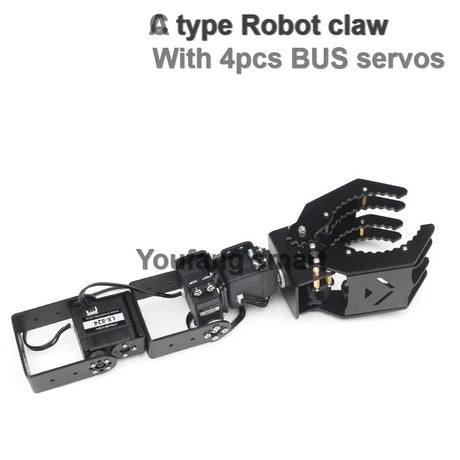 4 dof Robot Claw Clamp PWN/BUS Servo 500g Load Mechanical Arm For ESP32/Arduino Robot DIY Kit Programmable Toy Robot Starter Kit