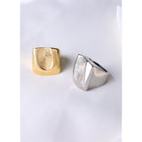 316L Stainless Steel Rings Exaggerated Personality Cast Rings Ladies Fashion Women Jewelry Trend Products