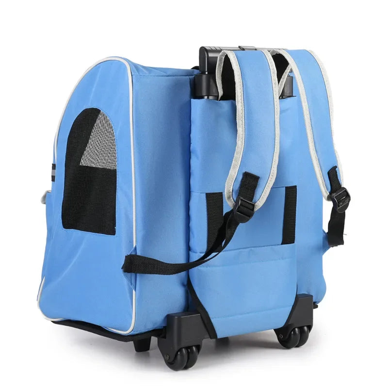 Portable Folded Stroller for Pet Detachable Dog Carrier Travel Crate Outdoor Folding pet gear Strollers Cat Carrying Bag