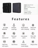 Mini Solar GPS Tracker RF-V24+ Waterproof IP67  WIFI Cattle Cow Sheep Horse Camel Tracking Device