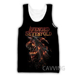 New Fashion Women/Men's 3D Print  Avenged Sevenfold  Rock Tank Tops Harajuku  Vest  Summer Undershirt Shirts Streetwear   V01