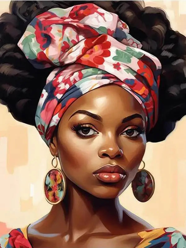 FULLCANG Diy 5D Diamond Painting New Collection African Woman Full Rhinestone Drill Mosaic Embroidery Poker Girl Picture FG2166