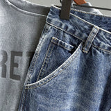 High Quality Spring New Vintage Jeans Men Fashion Loose Tapered Drape Youth Denim Trousers Jeans Hip Hop Male Streetwear