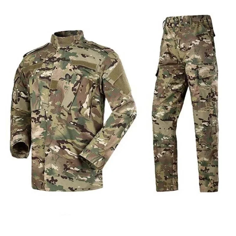 Men Clothing Combat Military Uniform Windproof Tactical Clothing Camouflage Army Suits Militar Hunting Suit Safari Coat+Pant Set