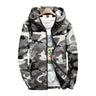 Winter Men Coat Camouflage Zipper Long Sleeves Jackets Soft Cold-proof Hooded Male Spring Jackets Thick Keep Warm Outerwear