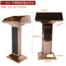 Simple Modern Class Furniture Church Lectern Speech Table Reception Desks Solid Wood Front Desk Cashier Desk Hotel Podium Tables