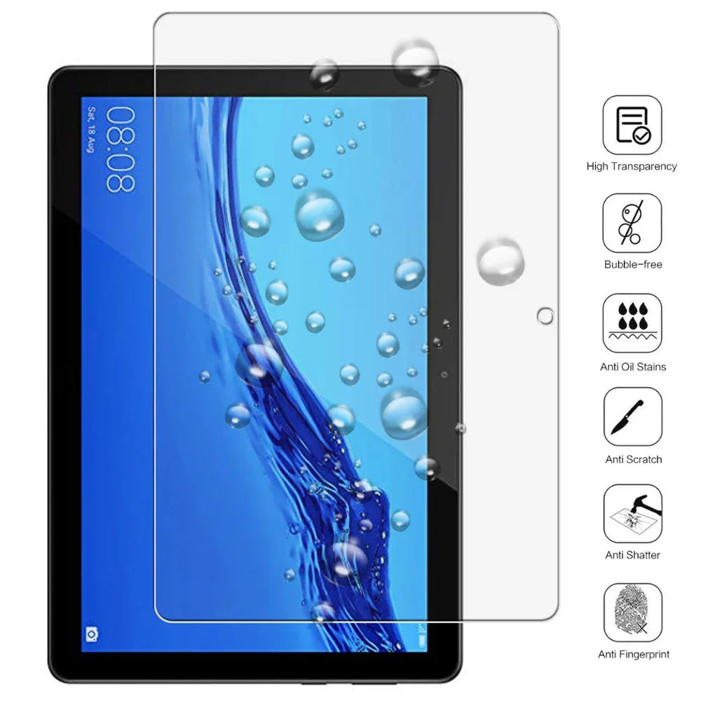 2Pcs Tempered Glass Tablet Screen Protector for Huawei MediaPad 10.4 Pro 10.8 T3 T5 T8 T10 T10S M5 M6