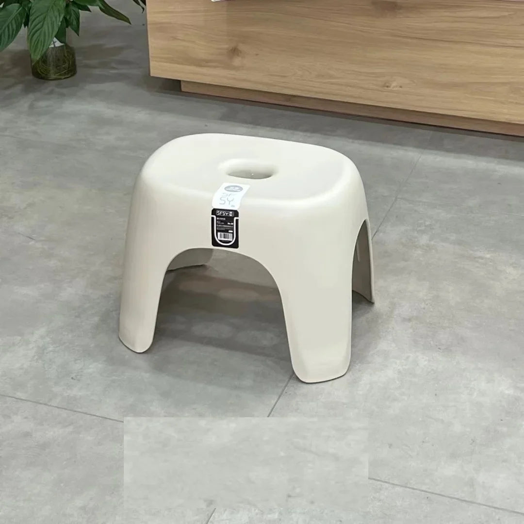 Bathroom Chairs Household Plastic Stool Thickened Stackable Coffee Table Small Bench for Shoe Stool Sofa Stool Non-Slip Low