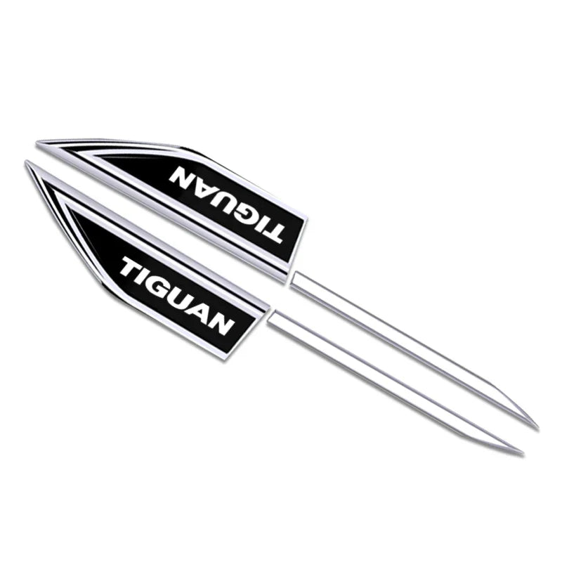 2pcs car accessory Side Doors Blade car stickers car accessories interiors For Tiguan L mk1 mk2 5N 2 R 2021 2020 2019 2018-2009