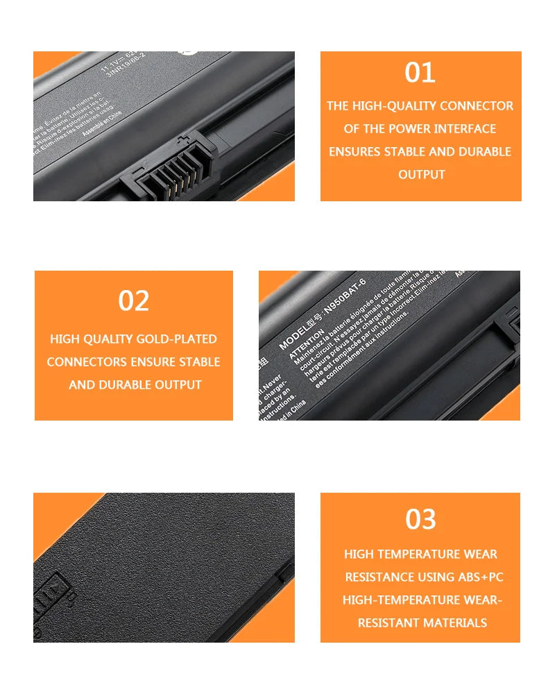 N950BAT-6 Laptop Battery For Hasee ZX7-CP5G ZX7-CT5DA ZX8-CT5DA ZX8-CR5S1 TX7-CT5A1 TX8-CT5DH TX8-CT7DK GX9-CT5DK