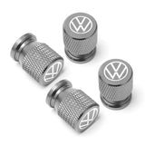 Car Wheel Tire Valve Steering Wheel For Volkswagen Tiguan VW GTI TOURAN GOLF POLO Metal Wheel Tire Valve Caps