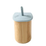 150ML Baby Wooden Feeding Cups Portable Drinkware Babies Sippy Cup Food Grade BPA FREE Baby Anti-hot Learning Feeding Bottles