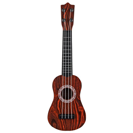 Toy Ukulele Classical Guitar Musical Instrument, Kids Play Early Educational Learning, Adjustable Atrings with Paddles 2 Colors