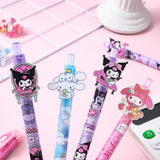 Sanrio Gel Pen 48pcs New Lovely Hello Kitty Cinnamoroll Acrylic Patch Melody Cartoon Students Cute Supplies Stationery Wholesale