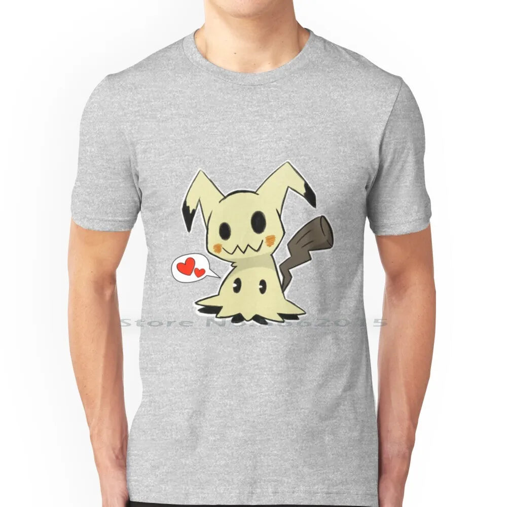 Little Mimikyu T Shirt 100% Cotton Mimikyu Cute Short Long Sleeve Tee Top