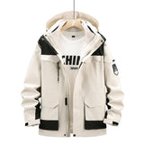 Plus Size 8xl Outdoor Waterproof Men's Two-pieces Sets 3 In 1 Thick Warm Coats Camping Windbreaker Winter Parka Hiking Jackets