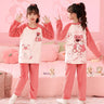 New Winter Kids Pajamas Velvet Thickened Warm Casual Pajamas Loungewear Kids Boys Girls Flannel Set Long Sleeve Coral Fleece