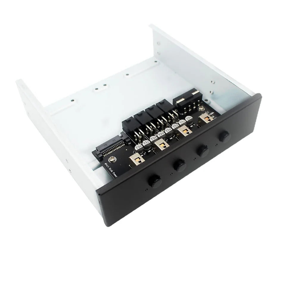 SATA15P hard disk power control switch for desktop computer front panel expansion with 6 ports for multiple systems