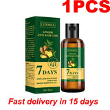 Ginger Hair Growth Essential Oil Anti-loss Hair Regrowth Serum Fast Growth Prevent Baldness Treatment Alopecia Hair Care Product