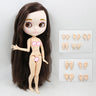 ICY DBS Blyth doll 1/6 bjd joint body white skin matte face nude doll anime toy smiling face doll girls gift