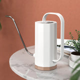 1.2L Long Mouth Flowers Watering Can Flower Potted Watering Kettle Stainless Steel Curved Mouth Plant Sprinkler Gardening Tools