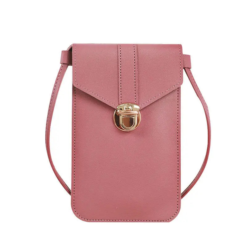 2023 Bag for Women Phone Shoulder Bag Touch Screen Cell Phone Purse PU Leather Crossbody Bag Handbag Card Holder Messenger Bag