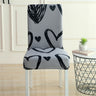 Printed Chair Cover Elastic Seat Chair Slipcovers Removable Washable Stretch Banquet Hotel Dining Room Arm Office Chair Cover