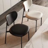 Italian-Style Light Luxury Dining Chair Home Minimalist Nordic Dining Table and Chair Modern Armchair Conference Chair