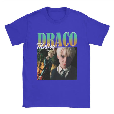 Draco Malfoy Men T Shirt Awesome Tees Short Sleeve O Neck T-Shirt 100% Cotton Gift Idea Tops