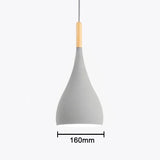 Multicolour Lustre Pendant Lights dia 16/17/24cm Restaurant Wood Hanging lighting Light Fixtures Modern E27 LED Loft Hanglamp