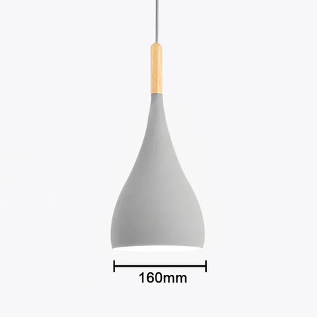 Multicolour Lustre Pendant Lights dia 16/17/24cm Restaurant Wood Hanging lighting Light Fixtures Modern E27 LED Loft Hanglamp