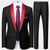 Men's British Style Slim Suit 3 Piece Set Jacket Vest Pants / Male Business Gentleman High End Custom Dress Blazers Coat  S-6XL