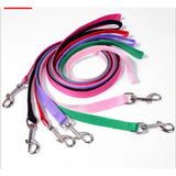 300PC 6Colors 110cm*1.5cm Nylon Pet Dog Leash Harness Dog Collar Walking Training Leash Cats Dog Harness Collar Leash Strap Belt