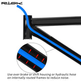 RISK 1.5m Bike Frame Internal Housing Damper 6mm Foam Sleeve Bicycle Cable Noise Prevention Sponge Shift/Brake/Hydraulic Tube