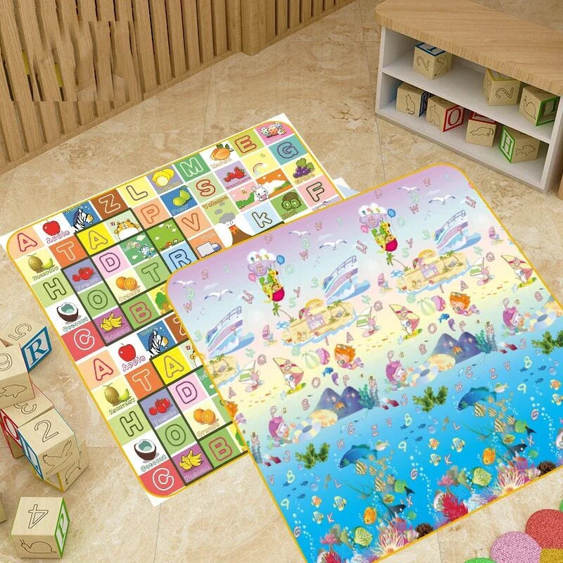 Double-sided Pattern Baby Play Mat Thicken 1/0.5cm Educational Carpets in The Nursery Climbing Pad Kids Rug Activitys Games Toys