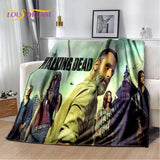 The Walking Dead Horror Soft Plush Blanket,Flannel Blanket Throw Blanket for Living Room Bedroom Bed Sofa Picnic Cover Bettdecke