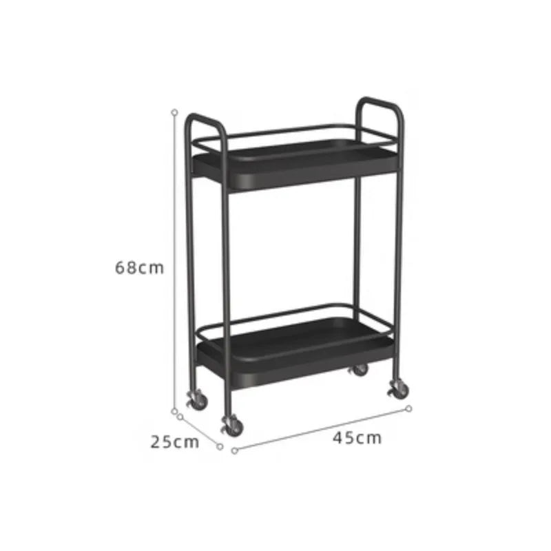 Rolling Cart Organizer Trolley Kitchen Shopping Beach Basket Utility Trolley Storage Bar Tables Archivadores Restaurant Furiture