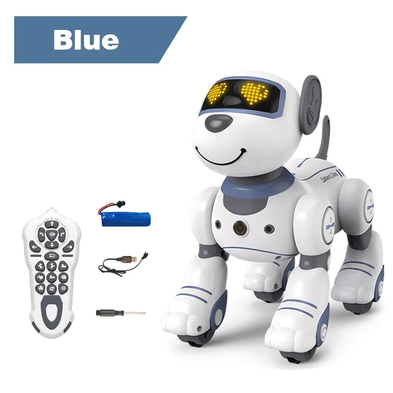 Smart Electronic Animal Pets RC Robot Dog Voice Remote Control Toys Funny Singing Dancing Robot Puppy Children's Birthday Gift