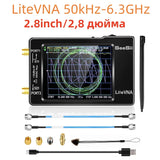 Newest NanoVNA Spectrum analyzer LiteVNA 50kHz-6.3GHz Vector Network Analyzer Antenna Analyzer Support Data Storage litevna 64