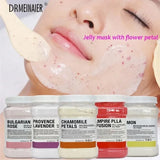 650g Arbutin Rose Jelly Mask Powder DIY Hydrojelly Masks Peel Off Vitamin C Hyaluronic Acid Facial Skin Care 24K Gold Mud Mask