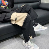 Wide Leg Cargo Pants Streetwear Baggy Cool Pants Men Sweatpants Male Korean Fashion Function Straight Trousers Basketball 2023