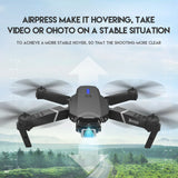 E88 Drone WIFI FPV Wide Angle 4K 1080P HD Camera Height Hold RC Foldable Quadcopter Helicopter Dron Gift Toy