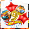 Hot Wheels Birthday Decoration Racing Car Disposable Tableware Tablecloth Plate Cup Balloon Baby Shower Kids Boys Party Supplies